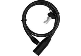 Resim Bisiklet Halat Zincir Kilidi 65 cm Çelik Kilit Çap 10 mm Ø Hırsız Önleme Güvenlik 1 Adet 