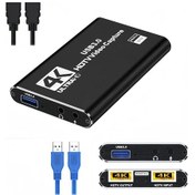 Resim Elmpaly Balabaxer 4k Hdtv Video Yakalama Kartı 1080p 60fps Usb 3.0 Hdr Düşük Gecikme Oyun Yayını 