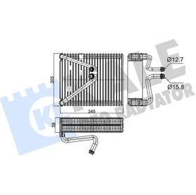 Resim Evaporator Doblo 1.2-punto 46722960 46770820 