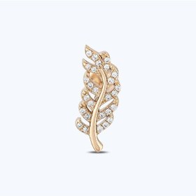 Resim Altınbaş Pırlanta Tüy Tragus Piercing 