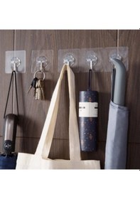 Resim Askı Askılık 12 Adet Güçlü Şeffaf Duvar Askısı Askılığı Yapışkan N115259 