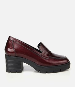 Resim Hotiç Kadın Rugan Deri Bordo Topuklu Klasik Loafer 01ayh314470a780 01ayh314470a780 Bordo 