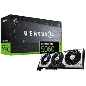 Resim Msi GeForce RTX5060 8G VENTUS 3X OC 8GB DLSS 4 128Bit NVIDIA Ekran Kartı 