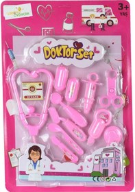 Resim Kartela Doktor Seti Çocuk Oyuncak Eğitici Montessori Anaokulu Kre 