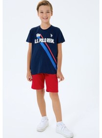 Resim U.s. Polo Assn. Erkek Çocuk Lacivert Bermuda Takım Us2443-c-v2 Lacivert 