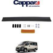 Resim Cappafe Citroen Relay Ön Kaput Koruyucu Rüzgarlığı 4mm Akrilik (abs) Piano Black 2006-2014 