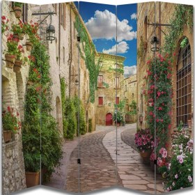 Resim Manzara Temalı Özel Tasarım Paravan Room Divider 180 x 200 cm 