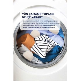 Resim River World Çamaşır Kurutma Seti Yün 3 Adet Çok Renkli 