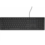 Resim Dell KB216 Multimedia Kablolu Türkçe F Klavye Siyah USB 580-ADGO 