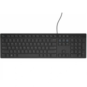 Resim Dell KB216 Multimedia Kablolu Türkçe F Klavye Siyah USB 580-ADGO 