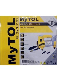 Resim Mytol Fy001a Işıklı Mini Hava Kompresörü 
