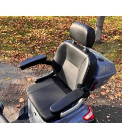 Resim Volta Elektrikli 4 Tekerlekli Moped 1000W Motor Gücü 50 km Menzil 90 kg Taşıma Kapasitesi Lacivert 