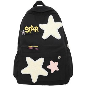 Resim Geeksen Moda Harajuku Sırt Çantası - Renkli, Hafif Ve Şık Unisex Gezi Çantası Çok Renkli 