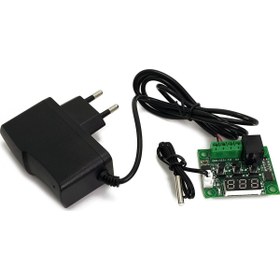 Resim Temiz Pazar Kuluçka Makinesi,akvaryum Termostatı Dijital Termostat 12v Adaptör Beraberinde 