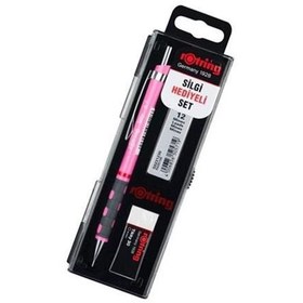 Resim Rotring Okul Seti Versatil+Min Silgi Hediyeli 0.7 MM Fosforlu Pembe RO-KK07-07FP 