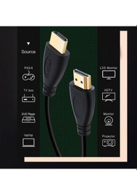 Resim hdmı kablo hdmi erkek erkek 1080P full hd kablo 3 metre 