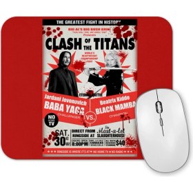 Resim Baskı Dükkanı Fight Clash Of Titans Mouse Pad 