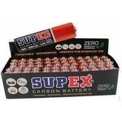 Resim Supex R6 1.5v Çinko Karbon Aa Kalem Pil 60lı Paket 