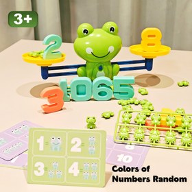 Resim Numaralarla Eğitici Kurbağa Matematik Denge Oyuncak (2, 3 ve 6) - 3-6 Yaş İçin Eğlenceli Öğrenme Oyunu, Rehber Kartlar Dahil, Sayı Tanıma ve Dengesi Becerilerini Geliştirir, Yeşil, Paskalya, Şükran Günü ve Noel Hediyesi için İdeal 
