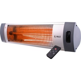 Resim Vals Wh 18 Cr - Suya Dayanıklı Uzaktan Kumandalı Duvar Tipi Carbon Isıtıcı 