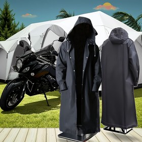 Resim EVA Yağmurluk - Erkek ve Kadınlar İçin Unisex Moda Stili, Kapüşonlu Uzun Yağmurluk, Dış Mekan Aktiviteleri, Bisiklet, Dağcılık, Olta Balığı - Özel Özellikler 