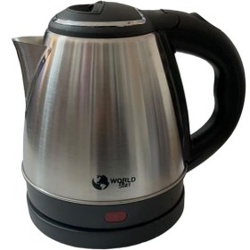 Resim teknotrust 1 - 2 L Ev Ve Otel Tipi Kablosuz Su Isıtıcı 1,2 Litre Resmi Distribütör Garantili Çelik Klasik 220 