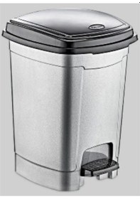 Resim Pedallı Çöp Kovası 6 Lt 1 No E252 Altın - Krem 