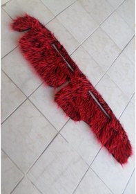 Resim Tofaş Uyumlu Torpido Örtüsü Alçak Torpido Peluş Kumaş Renk Seçenekli Kırmızı-Siyah 