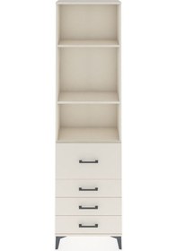 Resim Arges Dolap 3 Raflı 4 Çekmeceli 60x30x221 Aytaşı-aytaşı Aytaşı 