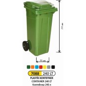 Resim Arı Metal Konteyner 240 Lt 