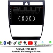 Resim Audi A6 Android Multimedya Sistemi (1997-2004) 2 GB Ram 32 GB Hafıza 4 Çekirdek İphone CarPlay Android Auto Navigatör Navigatör