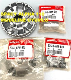 Resim Honda Alpha 110 Uyumlu Alfa 110 Ön Varyatör Seti Komple Baga Dahil Gfm900- Arasmoto 