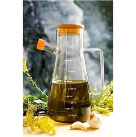Resim Hulyomer Hub Borosilikat Cam Yağdanlık, 900ml, Yağdanlık, Sosluk, İkramlık 