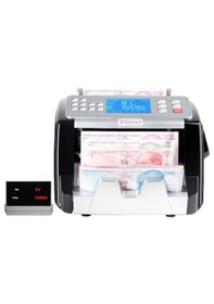 Resim Baove GB8500 Şarjlı Karışık Para Sayma Makinesi - TL - Euro - Usd - Türkçe Sesli Uyarı + Müşteri Ekranı 