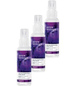 Resim Avon Velvet Seduction Yaban Mersini ve Orkide Kokulu Vücut Spreyi 3 x 100 ML 