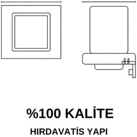 Resim Çelik Banyo Paslanmaz Pirinç Selvi Diş Fırçalık Ahşap 