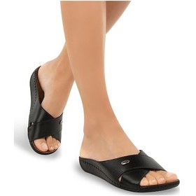 Resim Muya Misty Anatomik Taban Dört Mevsim Kadın Terlik Siyah 