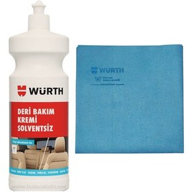 Resim Würth Deri Besleyici Bakım Kremi 500 Ml Güderi Bez Mavi 130 Gr 