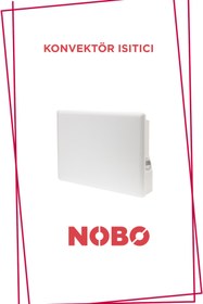Resim Nobo NUL4T2 KONVEKTÖR ISITICI 1500 W 102×40×9 cm, IP24, 5 YIL GARANTİLİ, DUVARA MONTE EDİLEBİLİR 