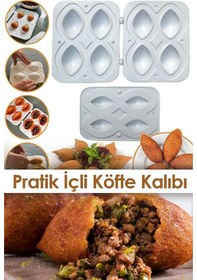 Resim Qniay Pratik 4'Lü İçli Köfte Kalıbı İçli Köfte Aparatı 