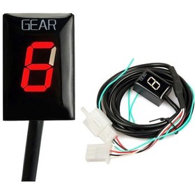 Resim Dinosaurs Eski Honda Motosiklet Modifikasyon Aksesuarları İçin Yeşil Led Vites Gösterge Aleti Dijital Gösterge Vites Gösterge Ölçer Gosterildigi Gibi 