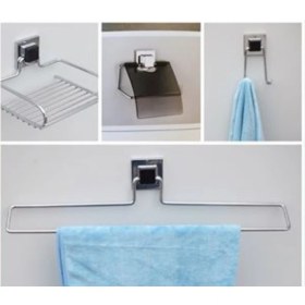 Resim Hagen 4'lü Güçlü Yapıştırma Banyo Seti 