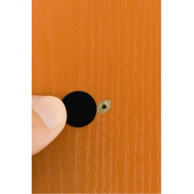 Resim Yapışkanlı Yapıştırma Vida Tapası Tıpası Siyah Vida Kapatıcı Kapağı (50 Adet) 