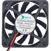 Resim Kaizen Market xmer 60x60x10mm 12V 0.15A 2 Kablolu Fan 