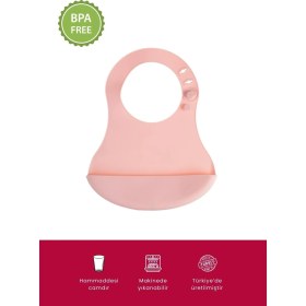 Resim Bebekevi Bebek Silikon Mama Önlüğü - Bpa Free 