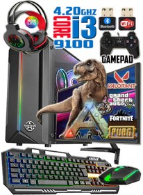 Resim WARBOX Duuk I3 9100 Turbo:4.20ghz 8gb Ram 240gb Ssd 250gb Hdd R7 240-4gb E.kartı 22" Monitör Gaming Pc 