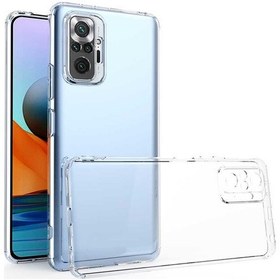 Resim Xiaomi Redmi Note 10 Pro Kılıf Lüx Şeffaf Kamera Lens Korumalı Silikon Kılıf 