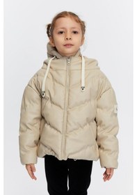 Resim Kız Çocuk Şişme Mont 51320 Bej 