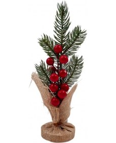 Resim Işıklı Kokina Yılbaşı Ağacı 24cm 