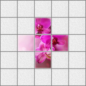 Resim Gök Panel 60 x 60 LED Panel Aydınlatma Desenli 3x3 5'li Grup Özel Seri 46511421SA 